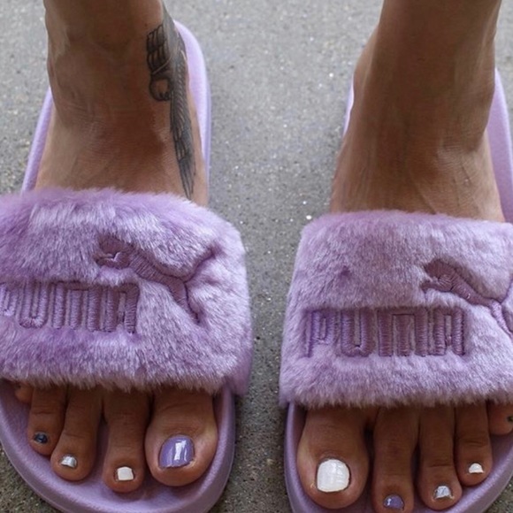 fenty slides purple